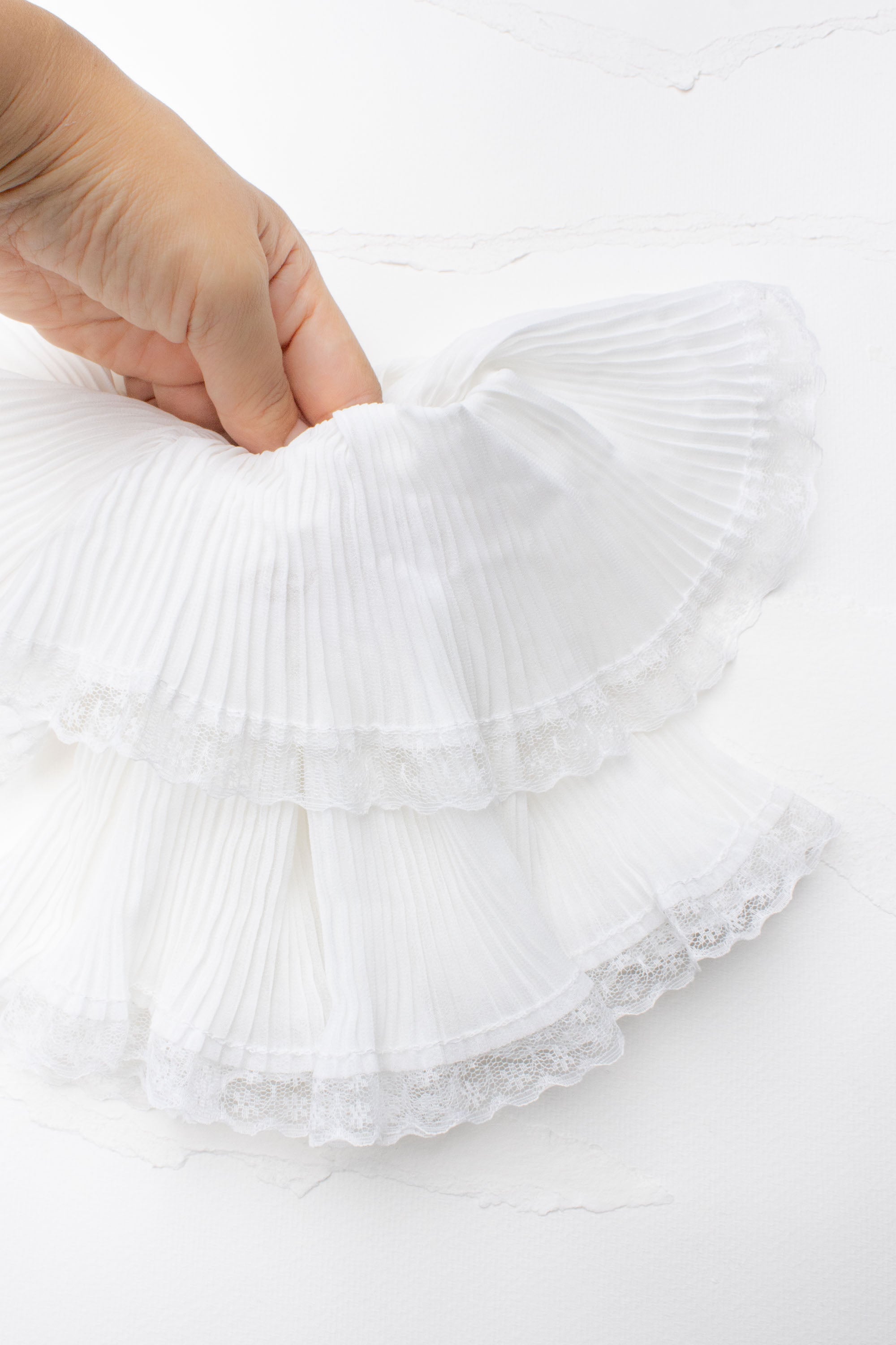 Ruffled Chiffon Hair Scrunchies